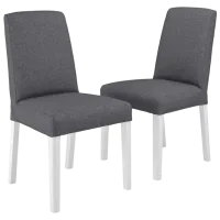 Кухонный стул Ikea Bergmund/Gunnared Ткань/ Серый White