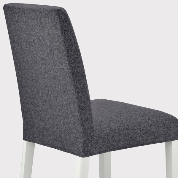 Кухонный стул Ikea Bergmund/Gunnared Ткань/ Серый White photo 3