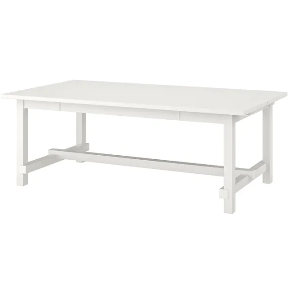 Masă de bucătărie fixă Ikea Nordviken PAL/ White photo 1