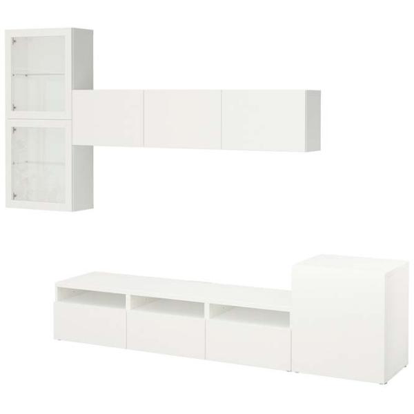 Гостиная Ikea Besta/Eket Модульная / White photo 1