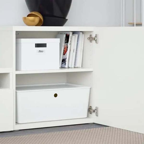 Гостиная Ikea Besta/Eket Модульная / White photo 7