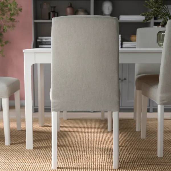Scaun de bucătărie Ikea Bergmund/Orrsta Stofă/ Gray White photo 6 Scaun de bucătărie Ikea Bergmund/Orrsta Stofă/ Gray White photo 6