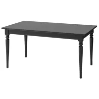 Masă de bucătărie extensibilă Ikea Ingatorp PAL/ Black