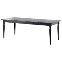 Кухонный стол раскладной Ikea Ingatorp ДСП/ Черный photo 5