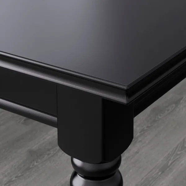 Masă de bucătărie extensibilă Ikea Ingatorp PAL/ Black photo 6