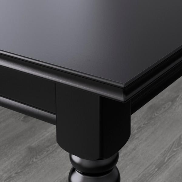Masă de bucătărie extensibilă Ikea Ingatorp PAL/ Black photo 6