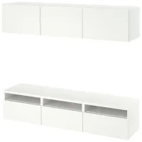 Гостиная Ikea Besta/Eket Модульная / White