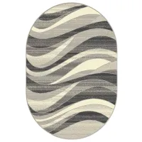 Ковер Covoare Ungheni Soho Grey Beige / Фризе