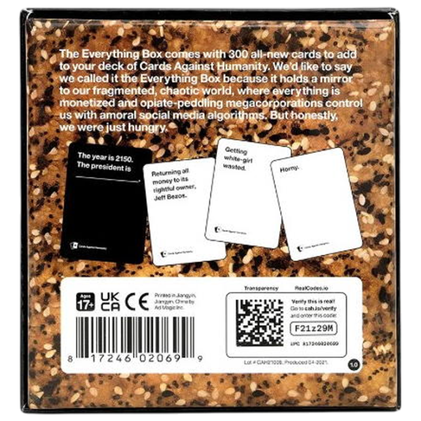 Настольная игра Cards Against Humanity Everything Box 17+/ Игральные карты photo 3