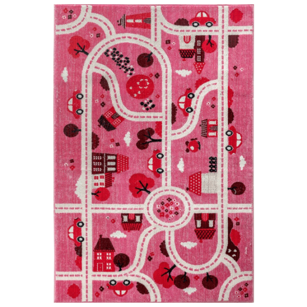 Ковер Covoare Ungheni Delta 24 Розовый / Полипропилен photo 1