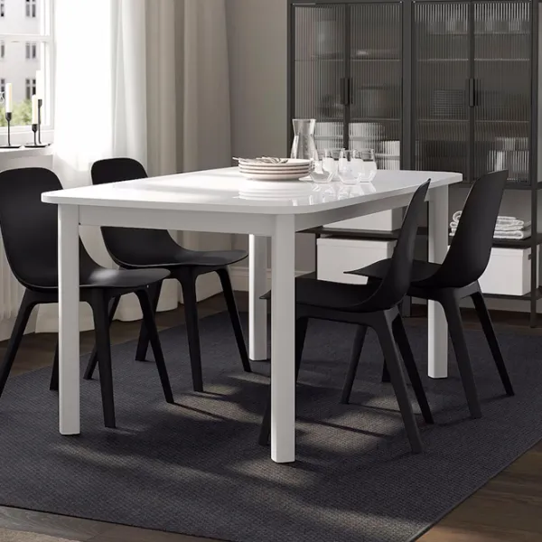 Masă de bucătărie extensibilă Ikea Strandtorp PAL/ White photo 2