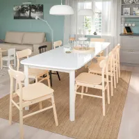 Кухонный стол раскладной Ikea Strandtorp ДСП/ Белый photo 4
