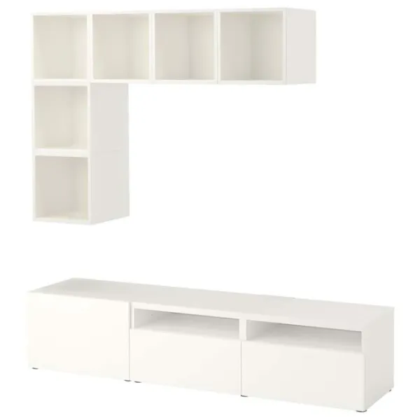 Living Ikea Besta/Eket Modulară / White photo 1