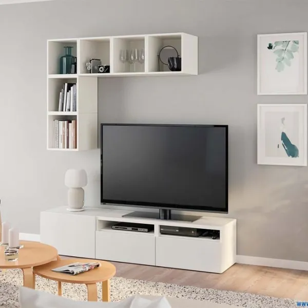 Living Ikea Besta/Eket Modulară / White photo 2