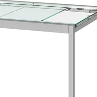 Кухонный стол раскладной Ikea Glivarp Стекло/ Хром photo 3