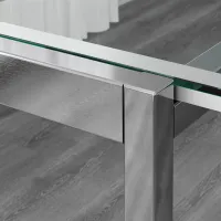 Кухонный стол раскладной Ikea Glivarp Стекло/ Хром photo 4