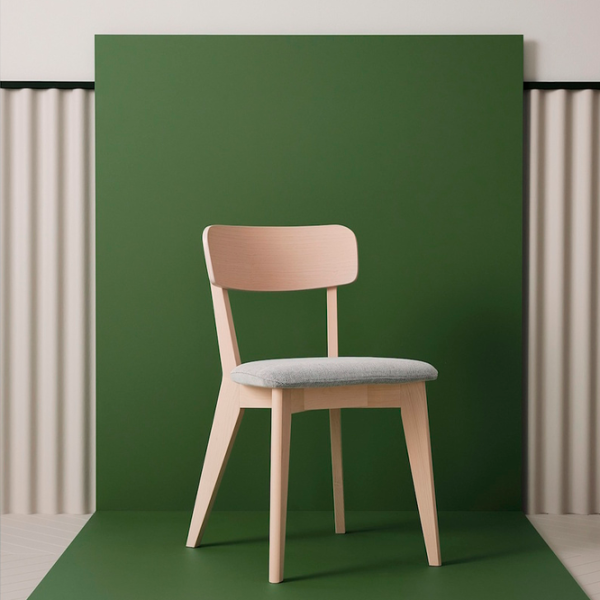 Кухонный стул Ikea Lisabo/Tallmyra Ткань/ Серый Wood photo 2