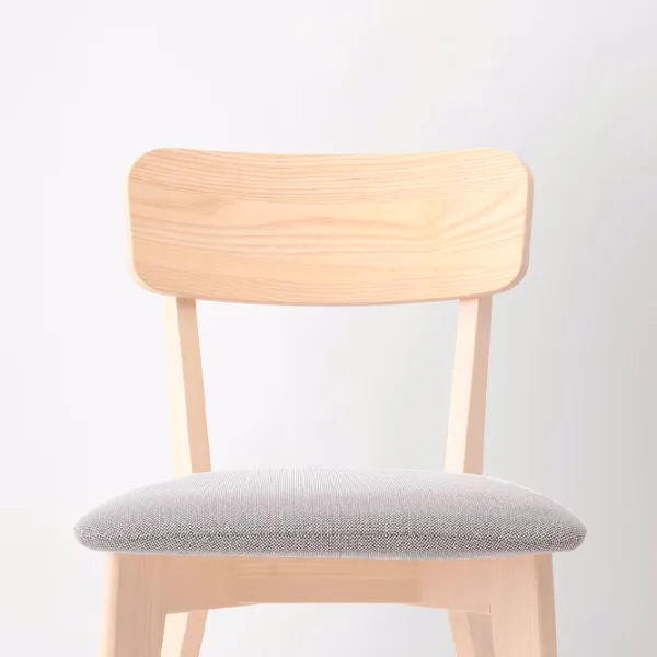 Кухонный стул Ikea Lisabo/Tallmyra Ткань/ Серый Wood photo 3