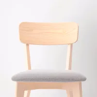 Scaun de bucătărie Ikea Lisabo/Tallmyra Stofă/ Gray Wood photo 3