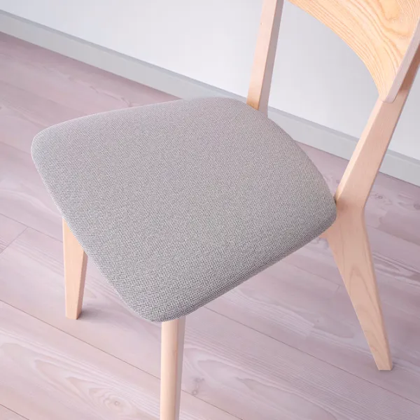 Кухонный стул Ikea Lisabo/Tallmyra Ткань/ Серый Wood photo 4