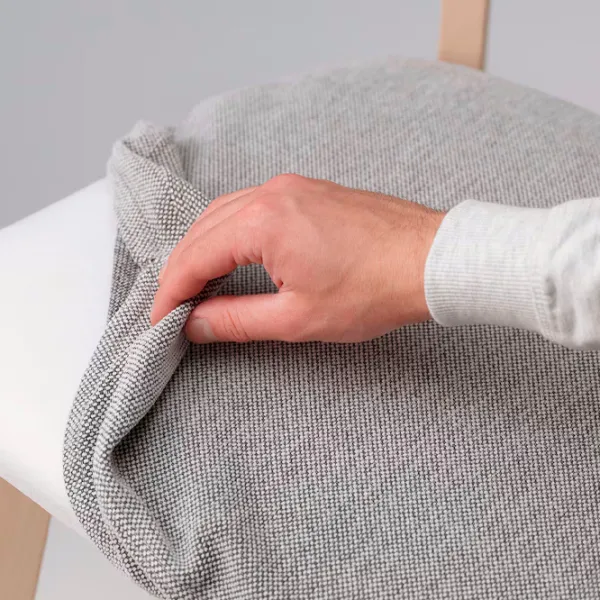 Кухонный стул Ikea Lisabo/Tallmyra Ткань/ Серый Wood photo 5