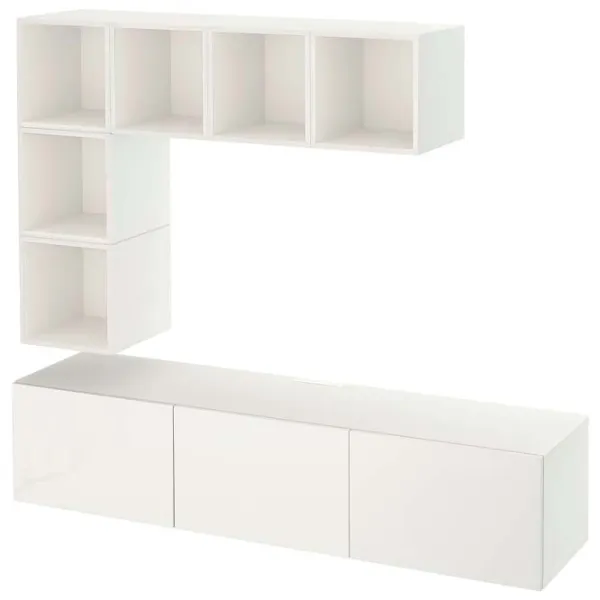 Living Ikea Besta/Eket Modulară / White photo 1 Living Ikea Besta/Eket Modulară / White photo 1