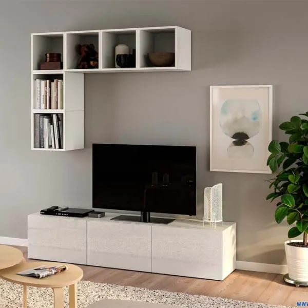Living Ikea Besta/Eket Modulară / White photo 2 Living Ikea Besta/Eket Modulară / White photo 2