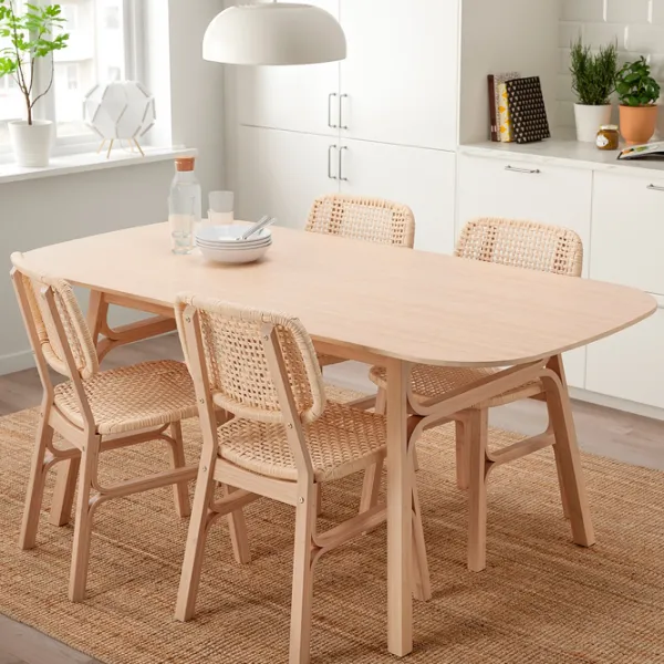 Masă de bucătărie fixă Ikea Voxlov PAL/ Brown photo 2