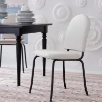 Кухонный стул Ikea Ebbalycke/Idekulla Ткань/ Бежевый Черный photo 2