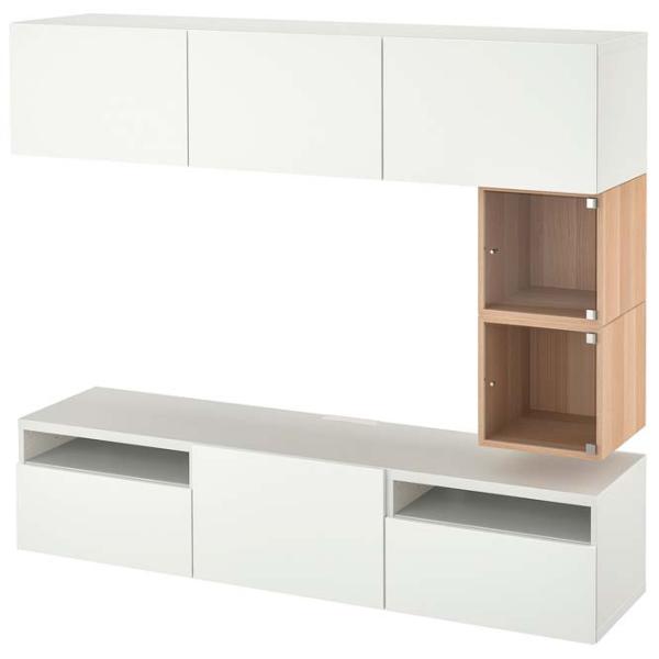 Гостиная Ikea Besta/Eket Модульная / White photo 1 Гостиная Ikea Besta/Eket Модульная / White photo 1