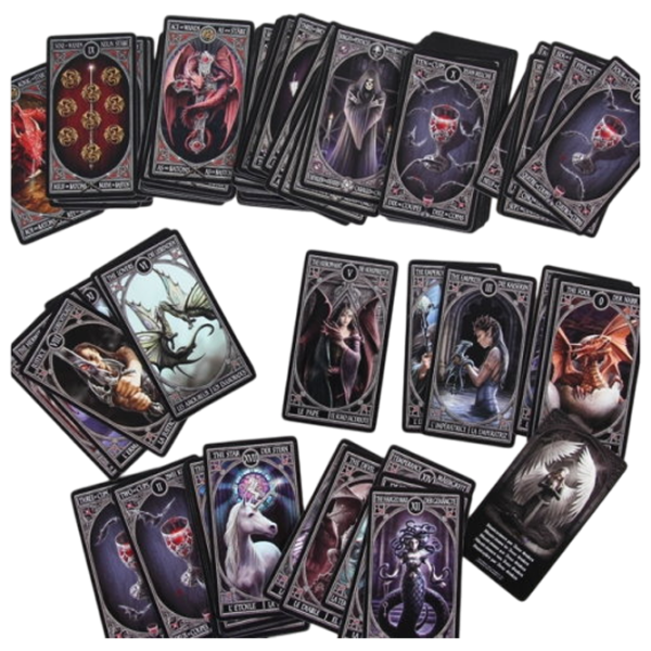 Настольная игра Fournier Gothic Tarot by Anne Stokes 18+/ Карты таро photo 3