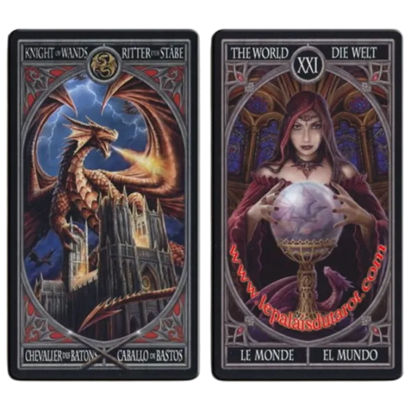 Настольная игра Fournier Gothic Tarot by Anne Stokes 18+/ Карты таро photo 5