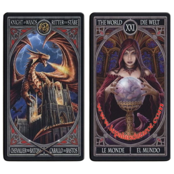 Настольная игра Fournier Gothic Tarot by Anne Stokes 18+/ Карты таро photo 5