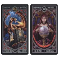 Joc de masă Fournier Gothic Tarot by Anne Stokes 18+/ Cărți de tarot photo 5