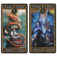 Joc de masă Fournier Dragon Tarot by Anne Stokes 18+/ Cărți de tarot photo 3