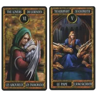 Joc de masă Fournier Dragon Tarot by Anne Stokes 18+/ Cărți de tarot photo 4