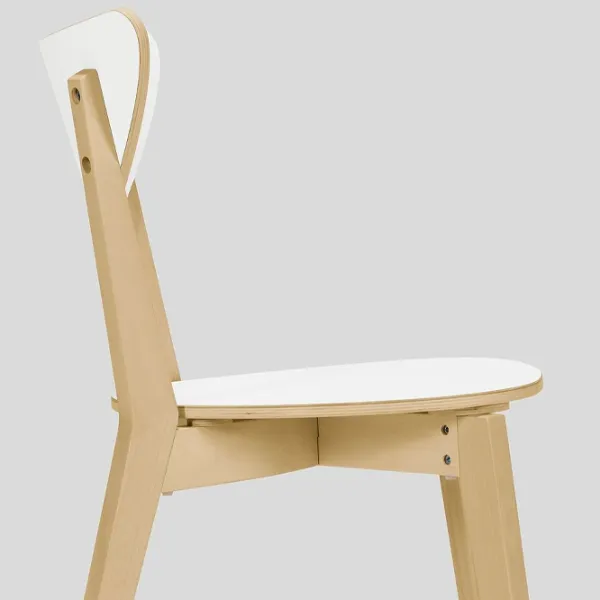 Scaun de bucătărie Ikea Nordmyra Lemn/ White Wood photo 3 Scaun de bucătărie Ikea Nordmyra Lemn/ White Wood photo 3