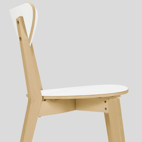 Scaun de bucătărie Ikea Nordmyra Lemn/ White Wood photo 3 Scaun de bucătărie Ikea Nordmyra Lemn/ White Wood photo 3