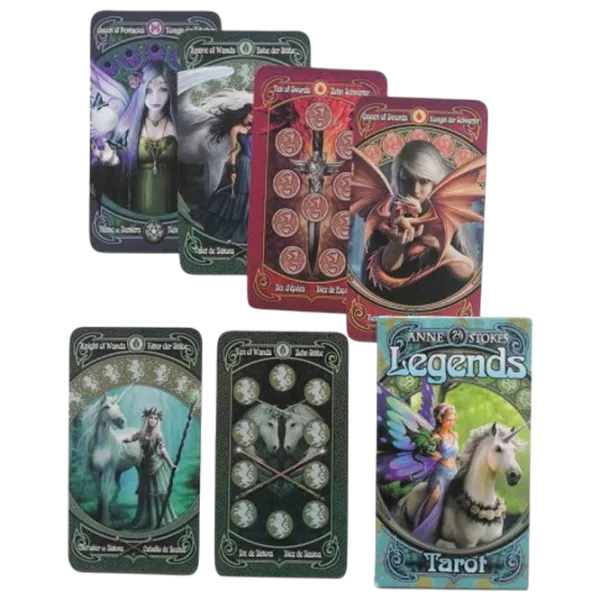 Настольная игра Fournier Legends Tarot by Anne Stokes 18+/ Карты таро photo 4