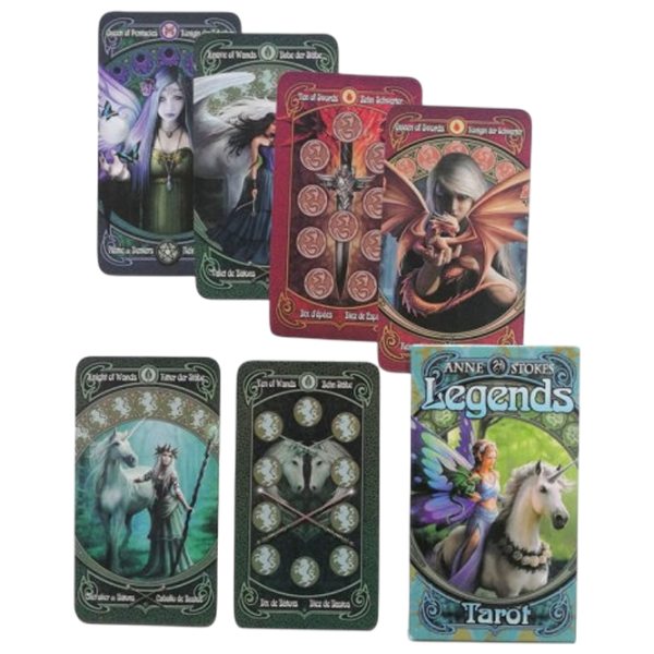 Настольная игра Fournier Legends Tarot by Anne Stokes 18+/ Карты таро photo 4