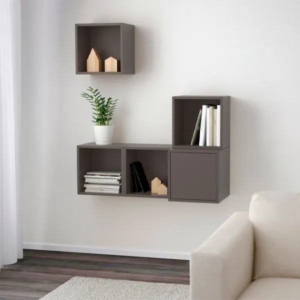 Полки Ikea Eket ДСП / Тёмно-серый photo 7