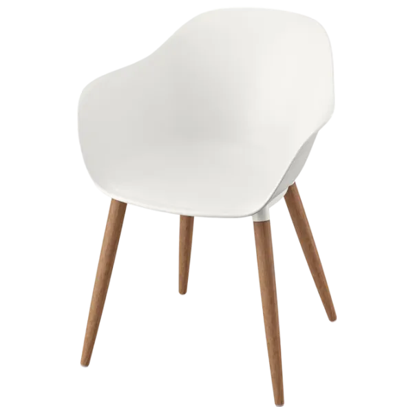 Кухонный стул Ikea Gronsta Пластик/ Белый Wood photo 1