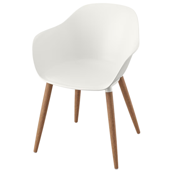 Кухонный стул Ikea Gronsta Пластик/ Белый Wood photo 1
