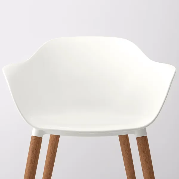 Кухонный стул Ikea Gronsta Пластик/ Белый Wood photo 2