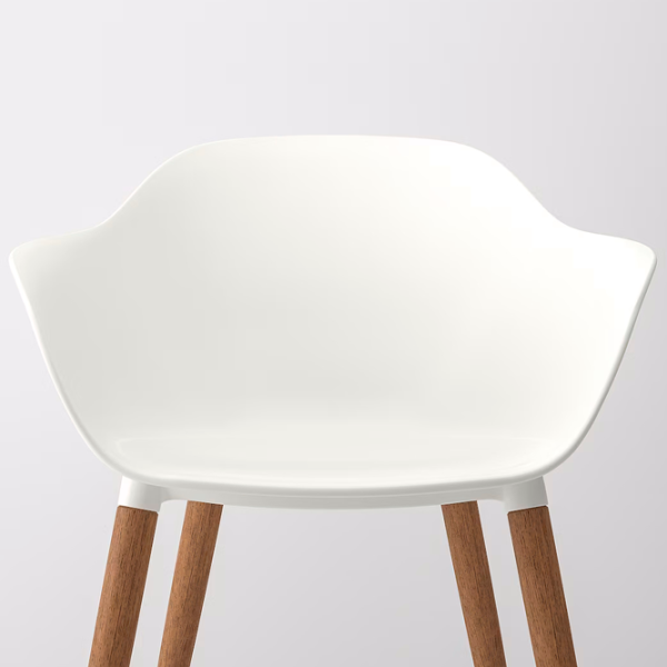Кухонный стул Ikea Gronsta Пластик/ Белый Wood photo 2