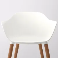Scaun de bucătărie Ikea Gronsta Plastic/ White Wood photo 2