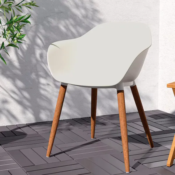 Кухонный стул Ikea Gronsta Пластик/ Белый Wood photo 5