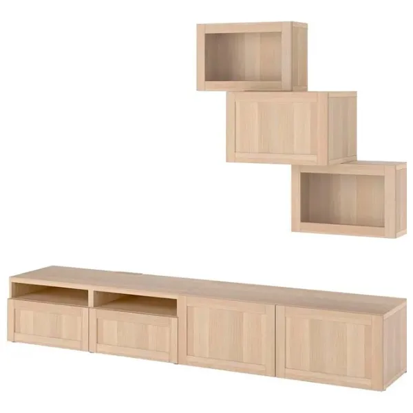 Гостиная Ikea Besta/Sindvik/Hanviken Модульная / White photo 1 Гостиная Ikea Besta/Sindvik/Hanviken Модульная / White photo 1