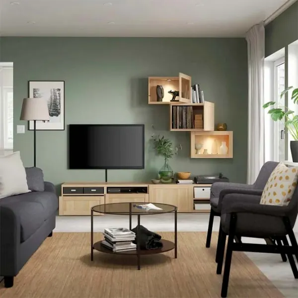 Гостиная Ikea Besta/Sindvik/Hanviken Модульная / White photo 4 Гостиная Ikea Besta/Sindvik/Hanviken Модульная / White photo 4