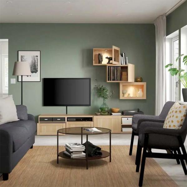 Гостиная Ikea Besta/Sindvik/Hanviken Модульная / White photo 4 Гостиная Ikea Besta/Sindvik/Hanviken Модульная / White photo 4